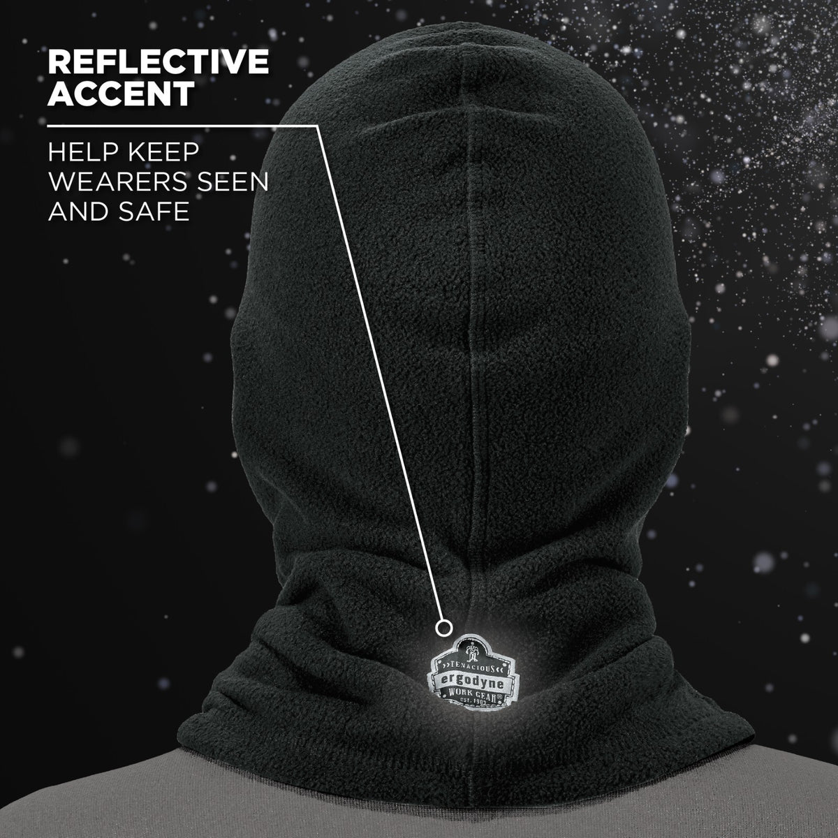 Winter Thermal Ski Mask Balaclava Fleece Hood Windproof Neck Warmer