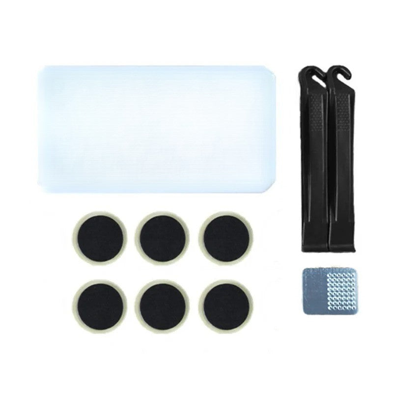 Bike Tire Repair Kit Puncture Patches & Tools for MTB & Road Bikes