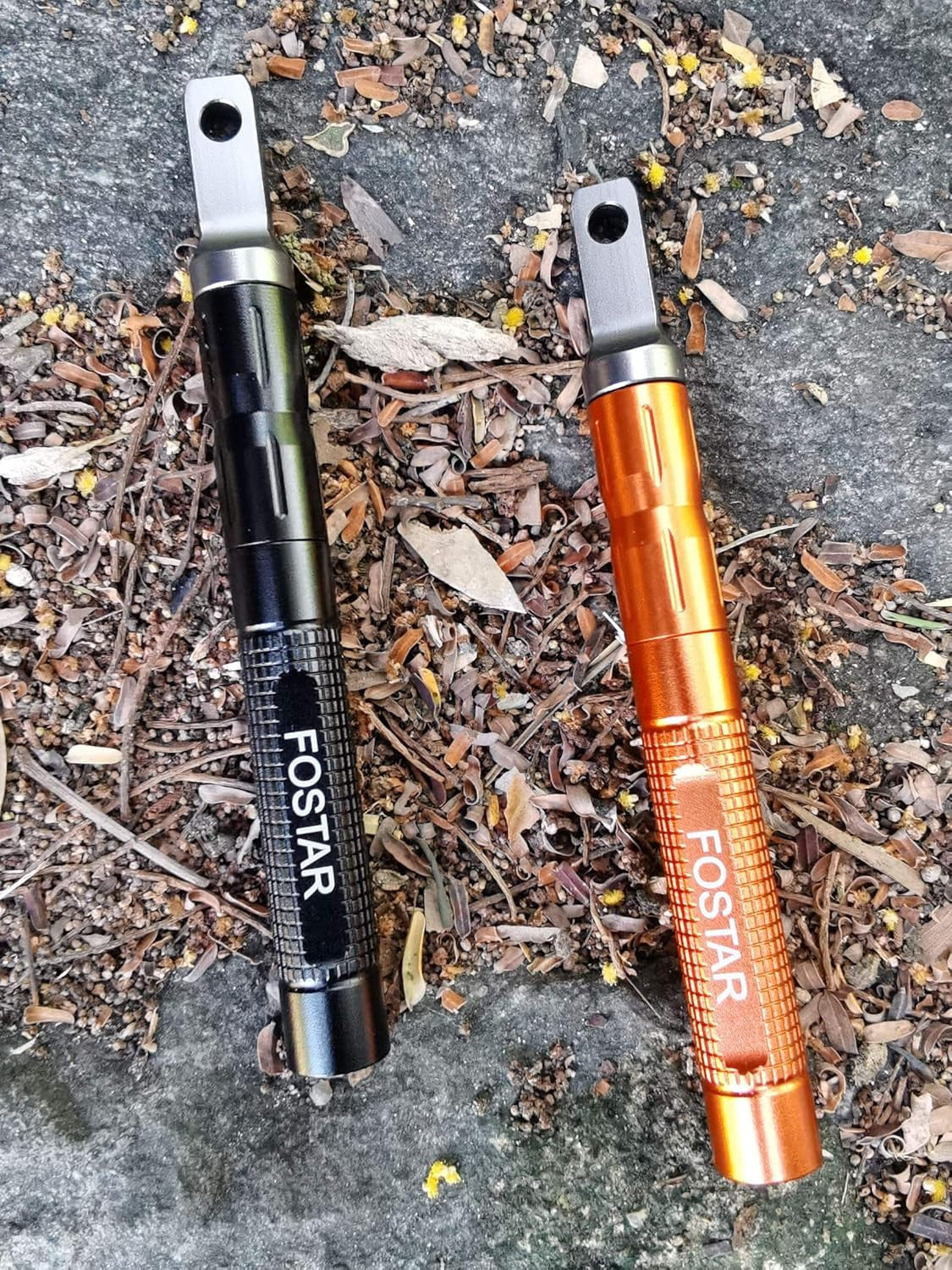 FOSTAR 2-Pack Portable Ferro Rod Fire Starters for Camping & Survival