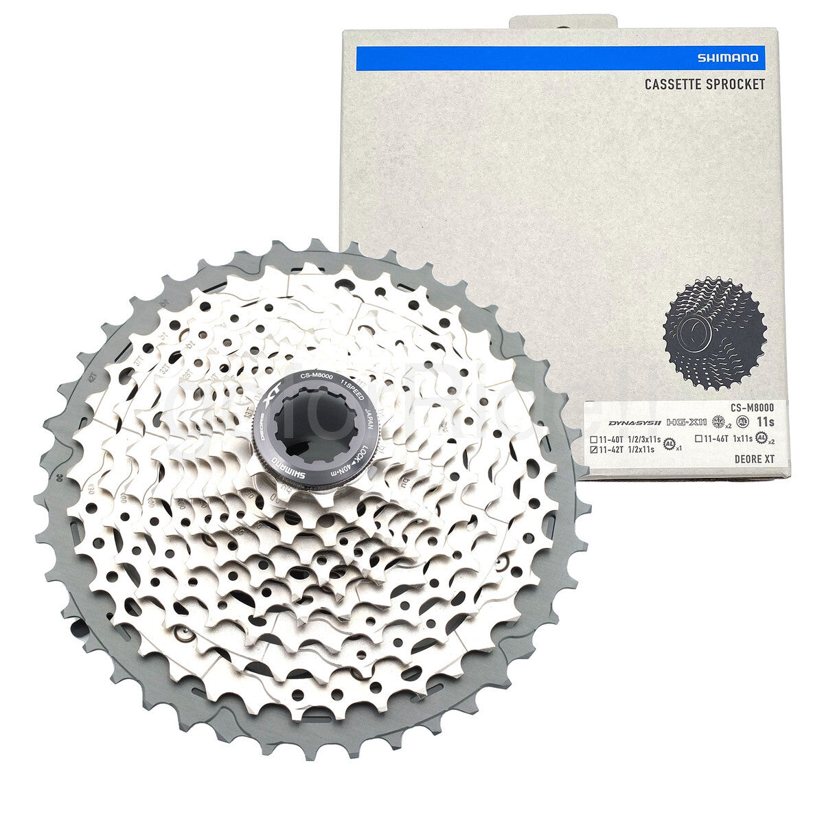 Shimano XT 11-Speed MTB Cassette 11-42T - Durable Mountain Bike Gear
