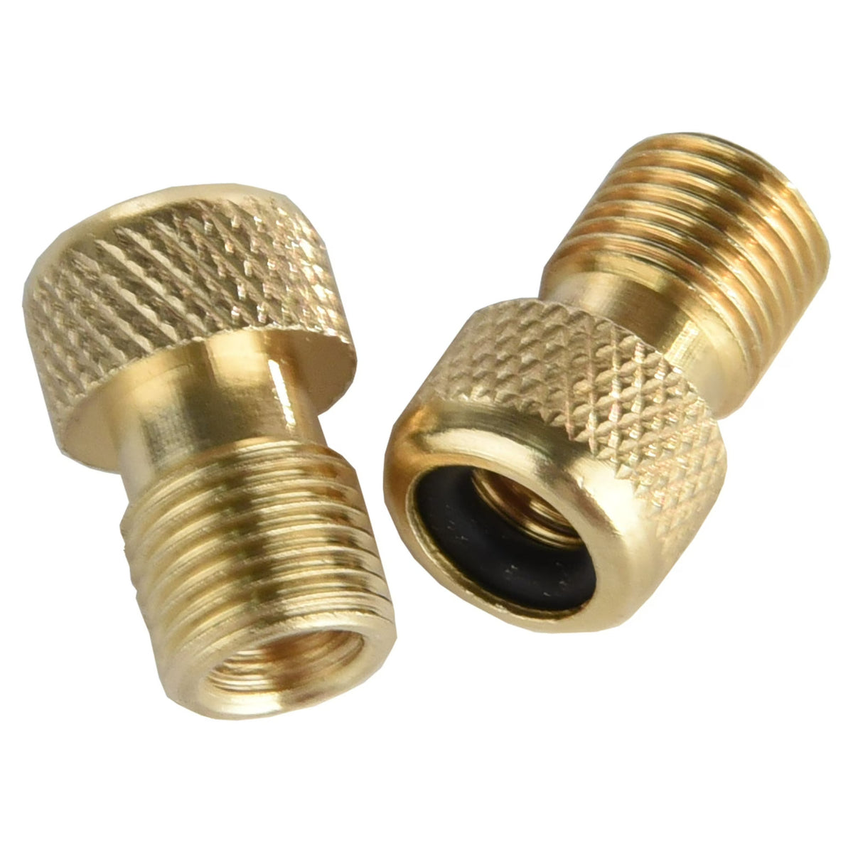 Presta to Schrader Bicycle Valve Adapters - 2 Pack for Easy Tire Inflation