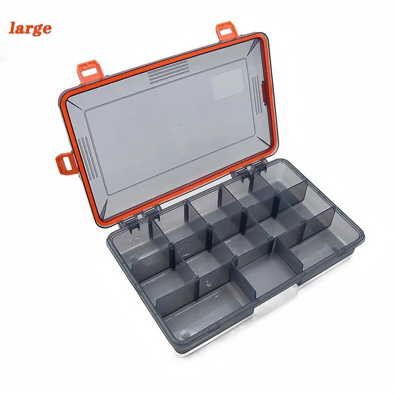 Large Capacity Fishing Tackle Box Organizer for Hooks Lures and Bait Storage