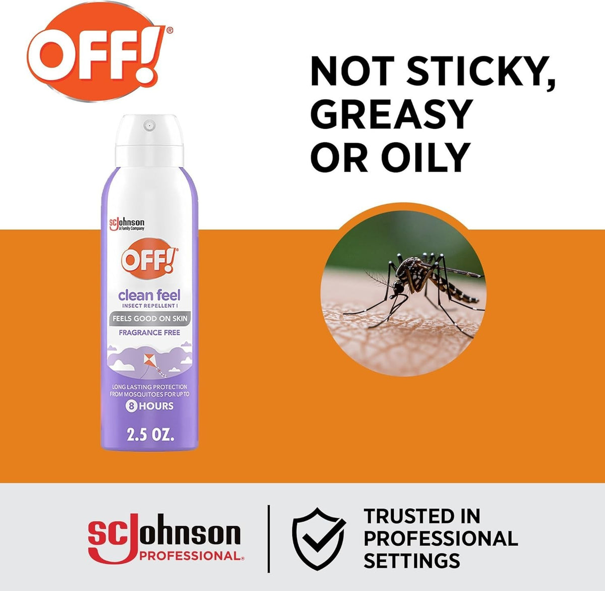 12-Pack Off! Clean Feel Bug Spray & Mosquito Repellent Travel Size 2.5oz