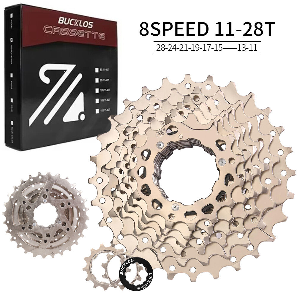 Bike Cassette and Chain Set for Shimano SRAM 8-12 Speed, 11-52T