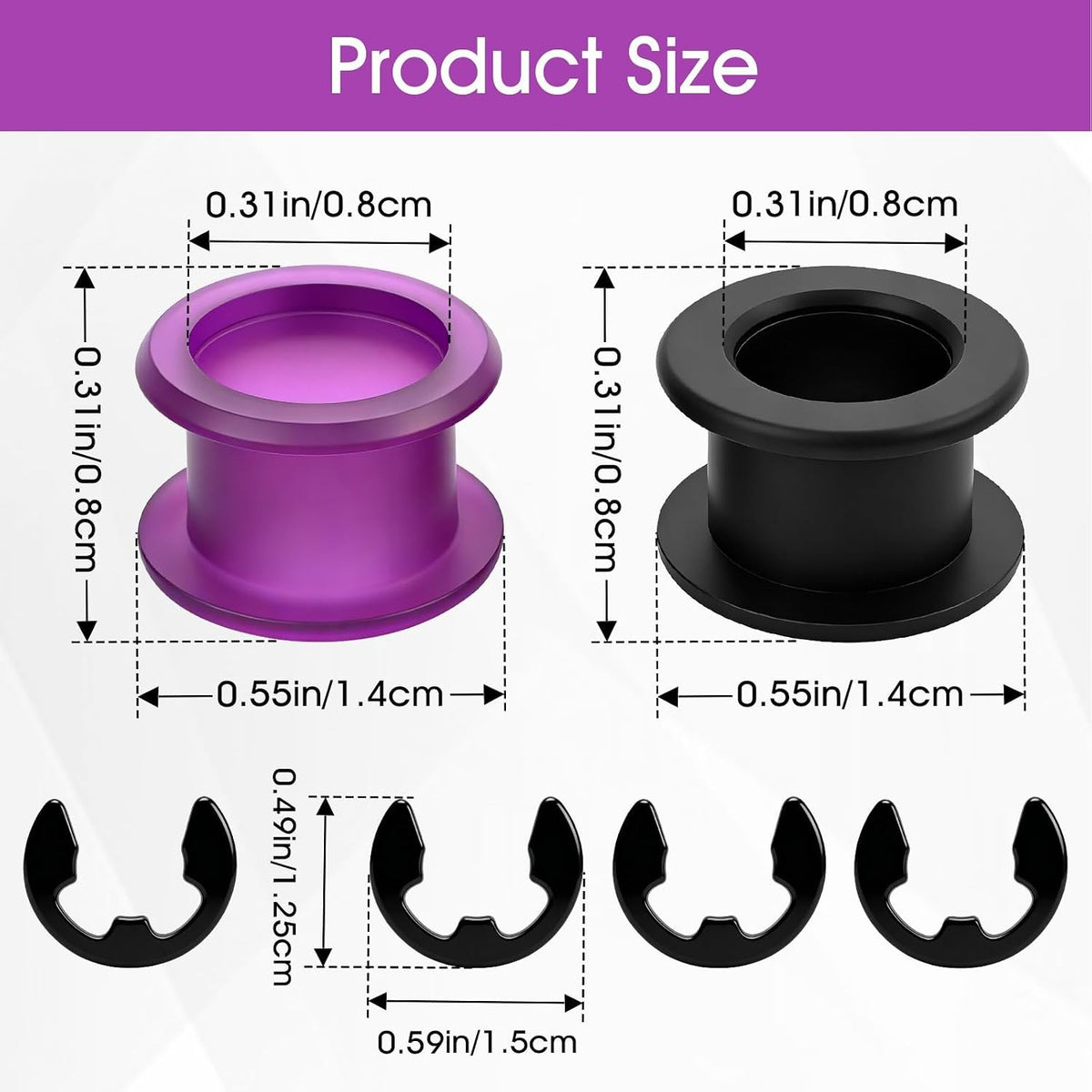 Toyota Shift Cable Bushing Kit with 2 Bushings and Clips - Universal Fit
