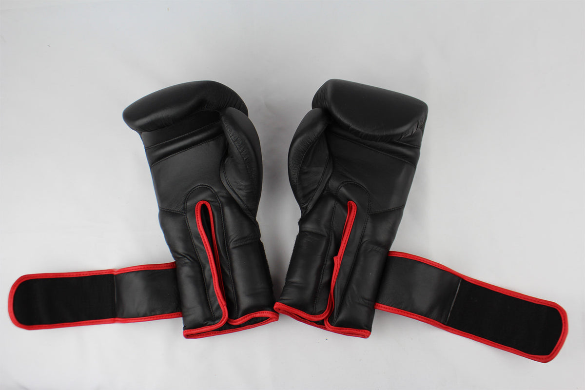 Boxing Gloves Training Sparring Bag Gloves - Black 14 oz & 16 oz