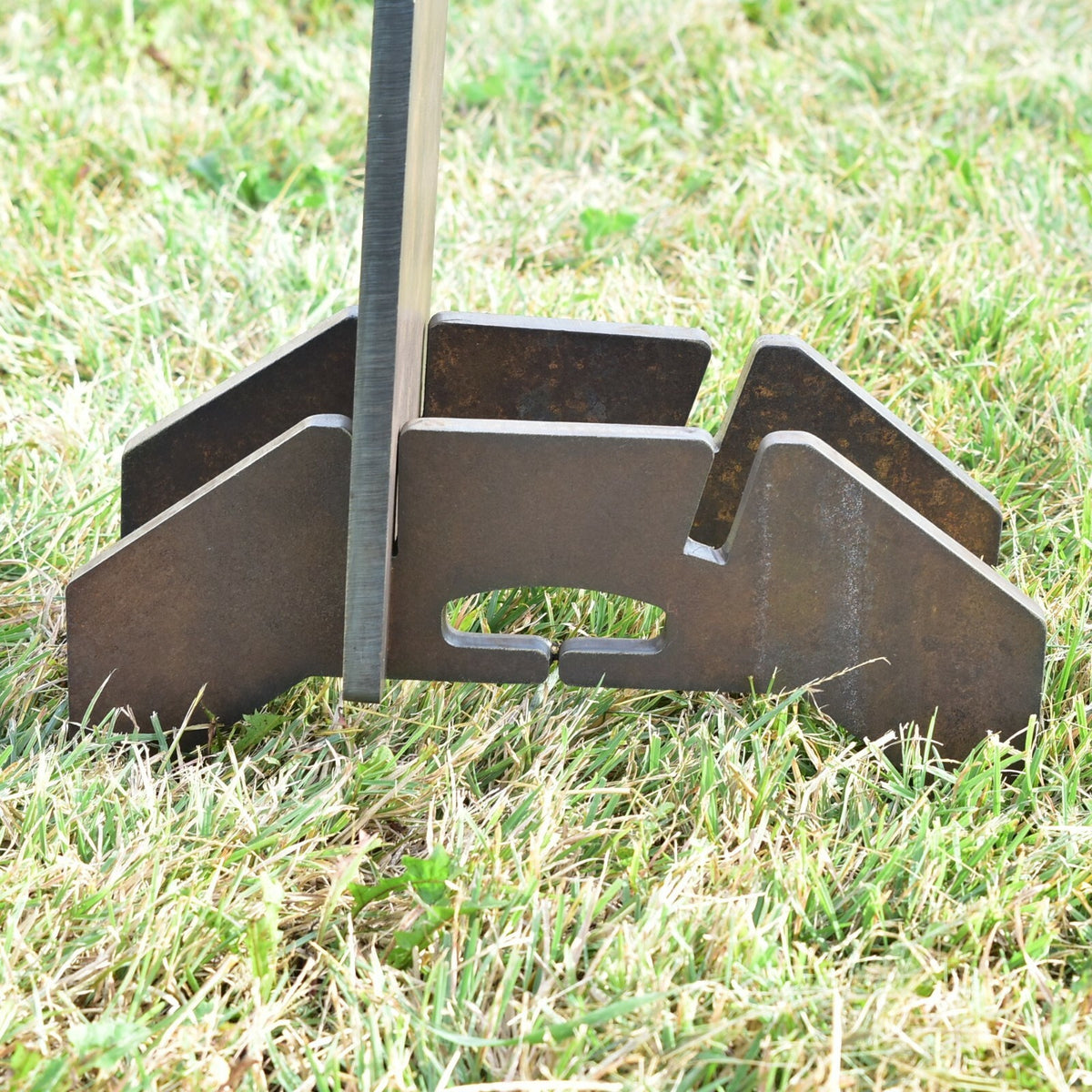 1/2 Inch AR500 Steel Shooting Target with Stand 7x13.5 Inch Durable Range Steel
