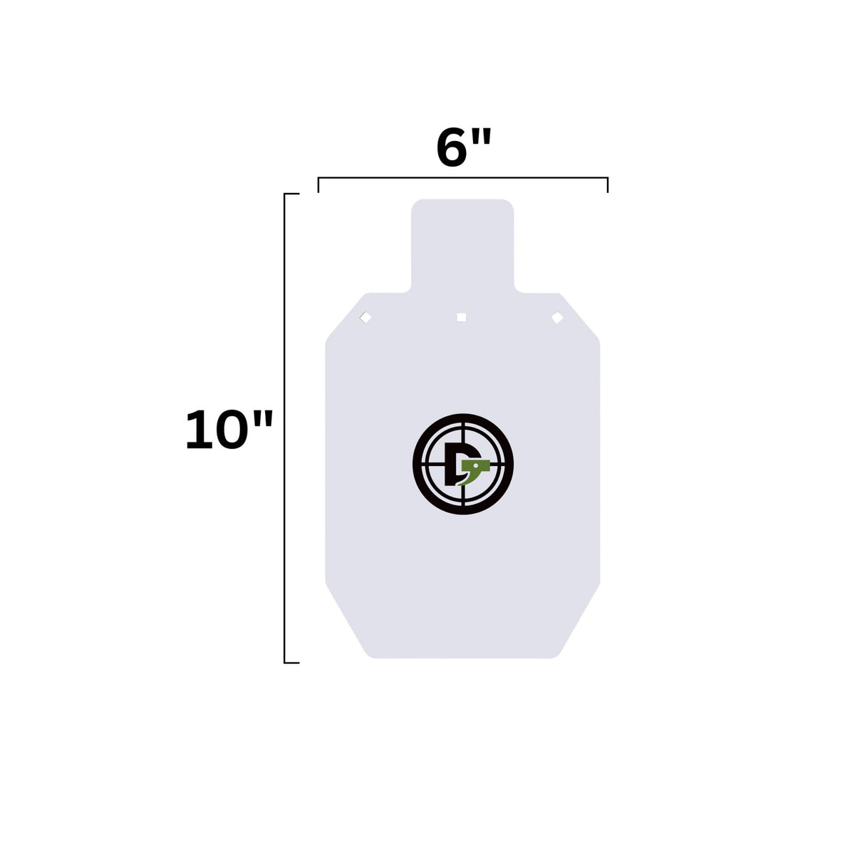 AR500 Steel Shooting Target Silhouette 3/8 Inch Thick - Multiple Sizes