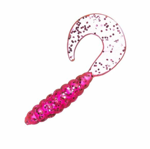 Artificial Soft Plastic Grubs for Fishing - 2 Inch, 100 Pack, Multiple Colors