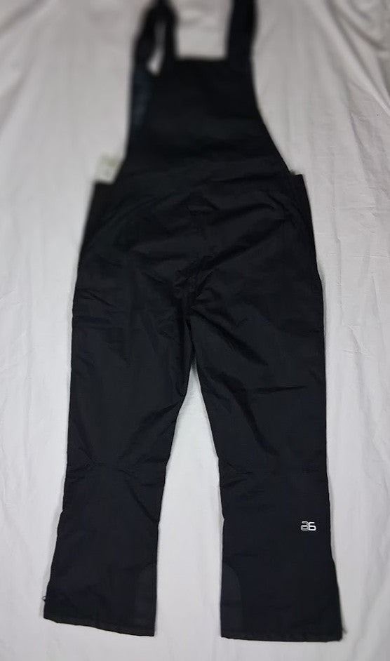 Women's Insulated Bib Overalls - Black, Large, 31-Inch Inseam, Waterproof Workwear