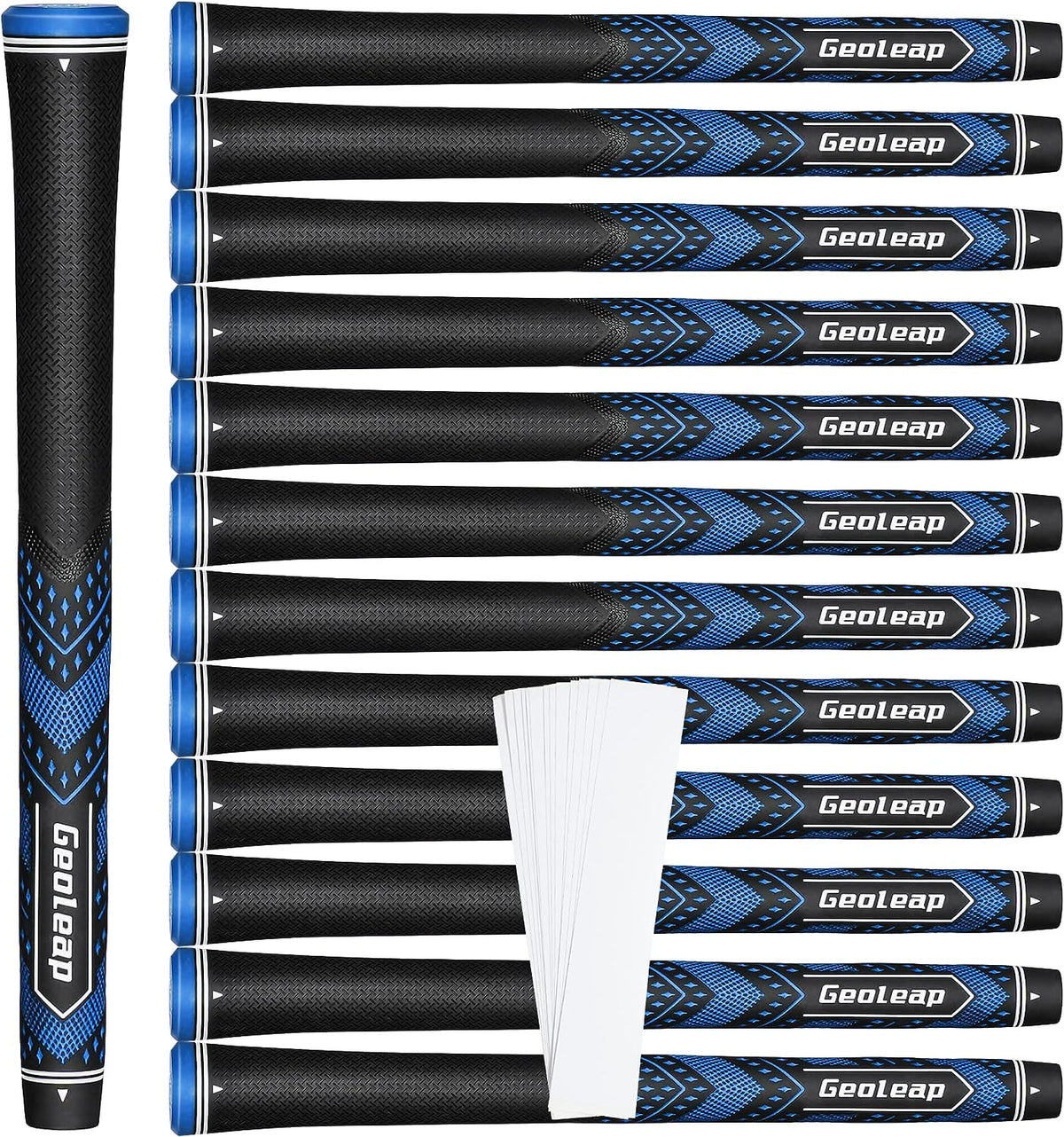 Golf Grip Set of 13 - Soft Taper-Reduced Design for Better Traction & Control