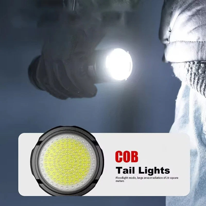 Rechargeable LED Flashlight Tactical Torch Zoomable Waterproof Camping Hunting