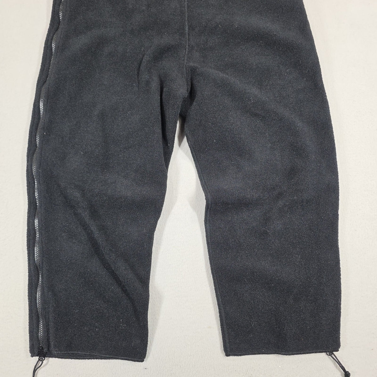 Polartec Classic 200 Fleece Bib Overalls Snow Pants for Ski & Snowboarding - Black, Medium Short