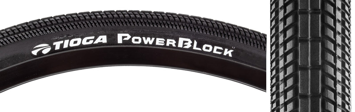 20 x 1-1/8 BMX Clincher Bicycle Tire - Black, Wire Bead, Low Resistance