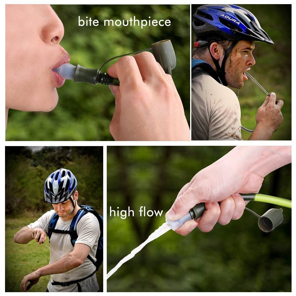 2 Pack 2L Hydration Bladders BPA-Free Water Reservoirs for Outdoor Activities