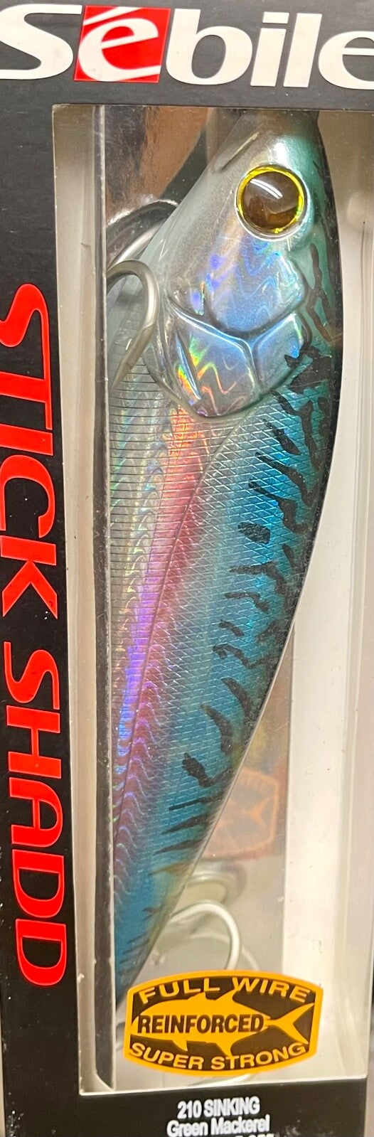 Heavy Duty Sinking Gliding Fishing Lure - 8.25 Inch, 7.38 Oz Saltwater Bait