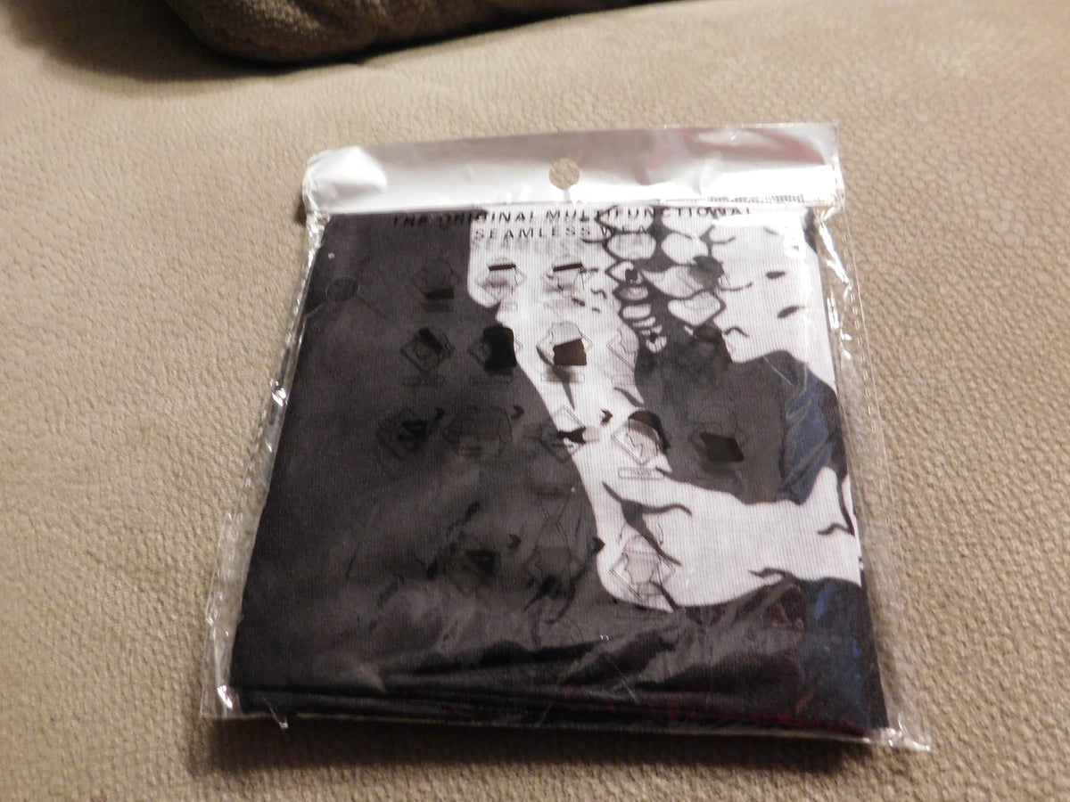 Motorcycle Skull Bandanna Face Mask Neck Gaiter - Reusable Polyester Headwear
