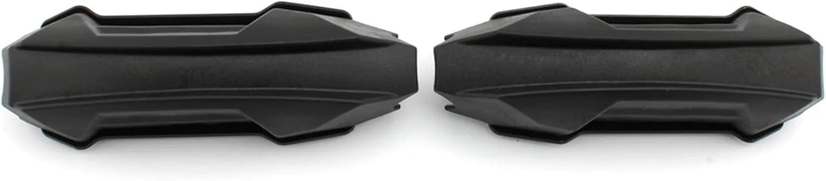 Motorcycle Engine Crash Bar Protectors Set - 25mm Rubber Bumper Guards