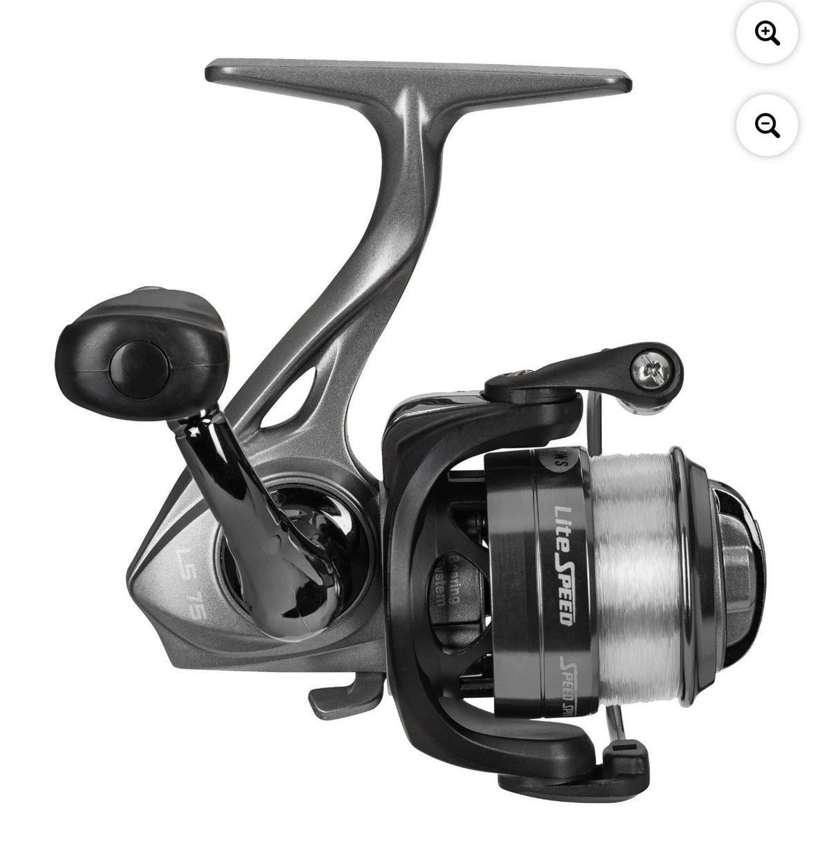 Lightweight Spinning Fishing Reel - Lew’s Lite Speed L575C LS75 Aluminum Graphite