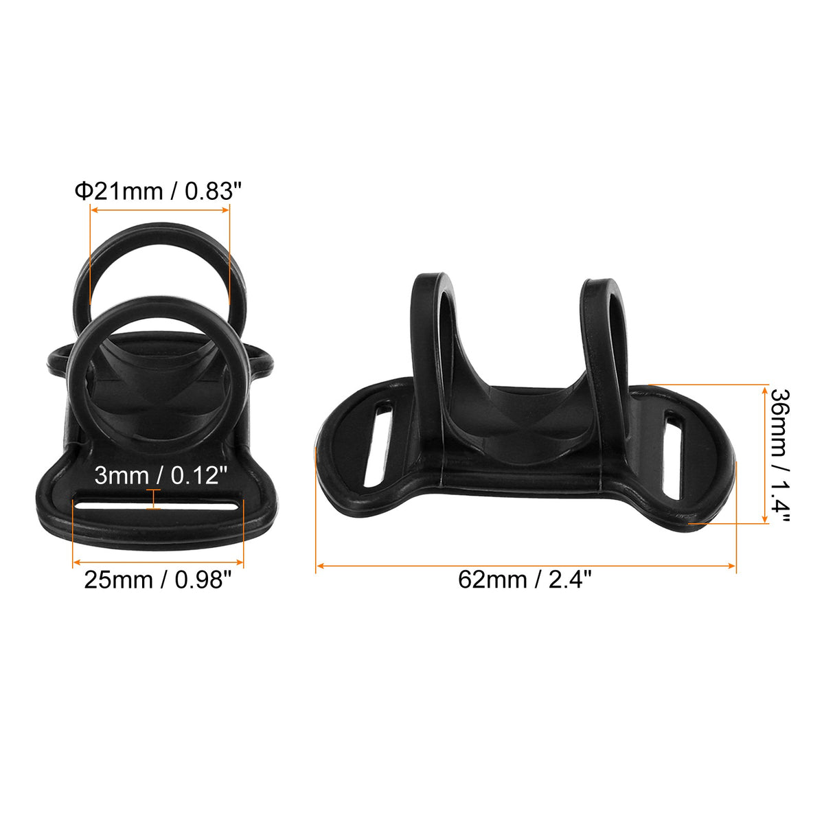 Silicone Headlamp Flashlight Holder Set for Outdoor Sports - 4 Pack