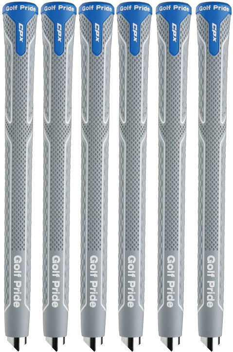 Golf Pride CPX Golf Club Grips Midsize Jumbo & Undersize Blue Gray