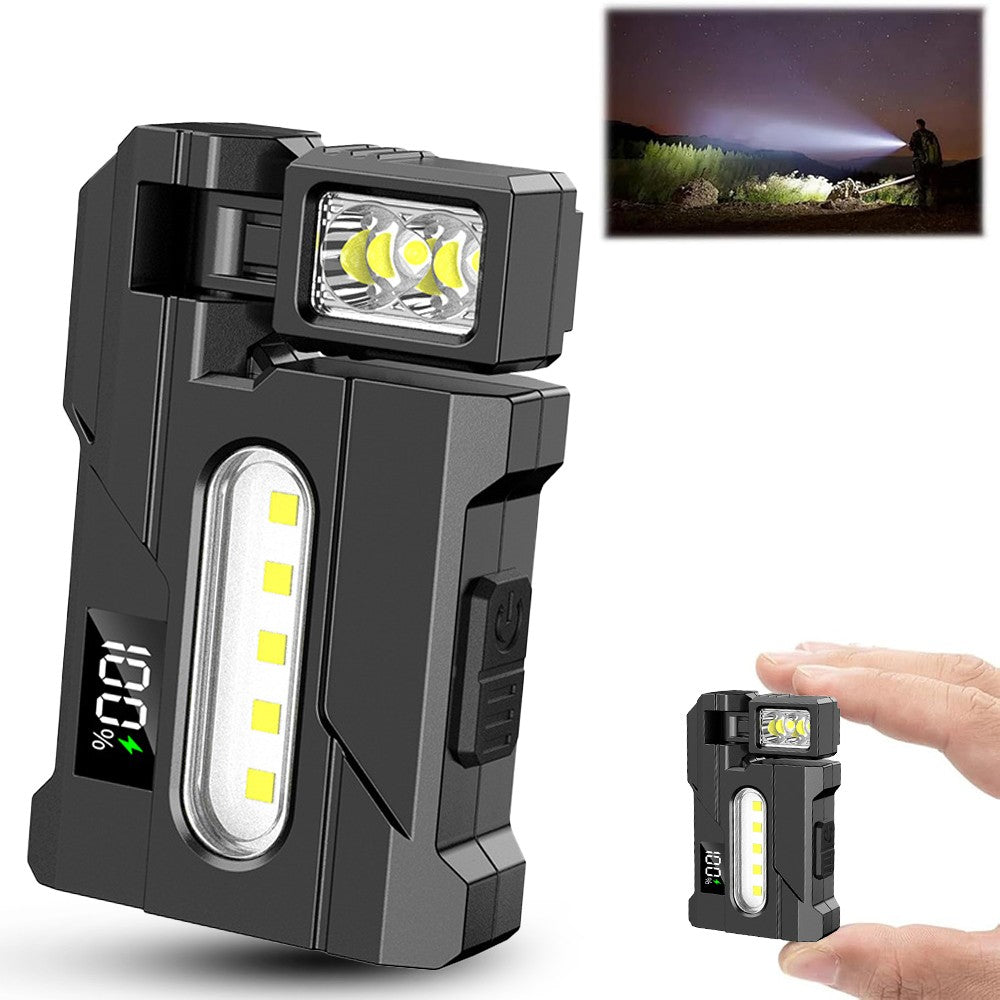Rechargeable COB LED Work Light Torch Inspection Handheld Flashlight