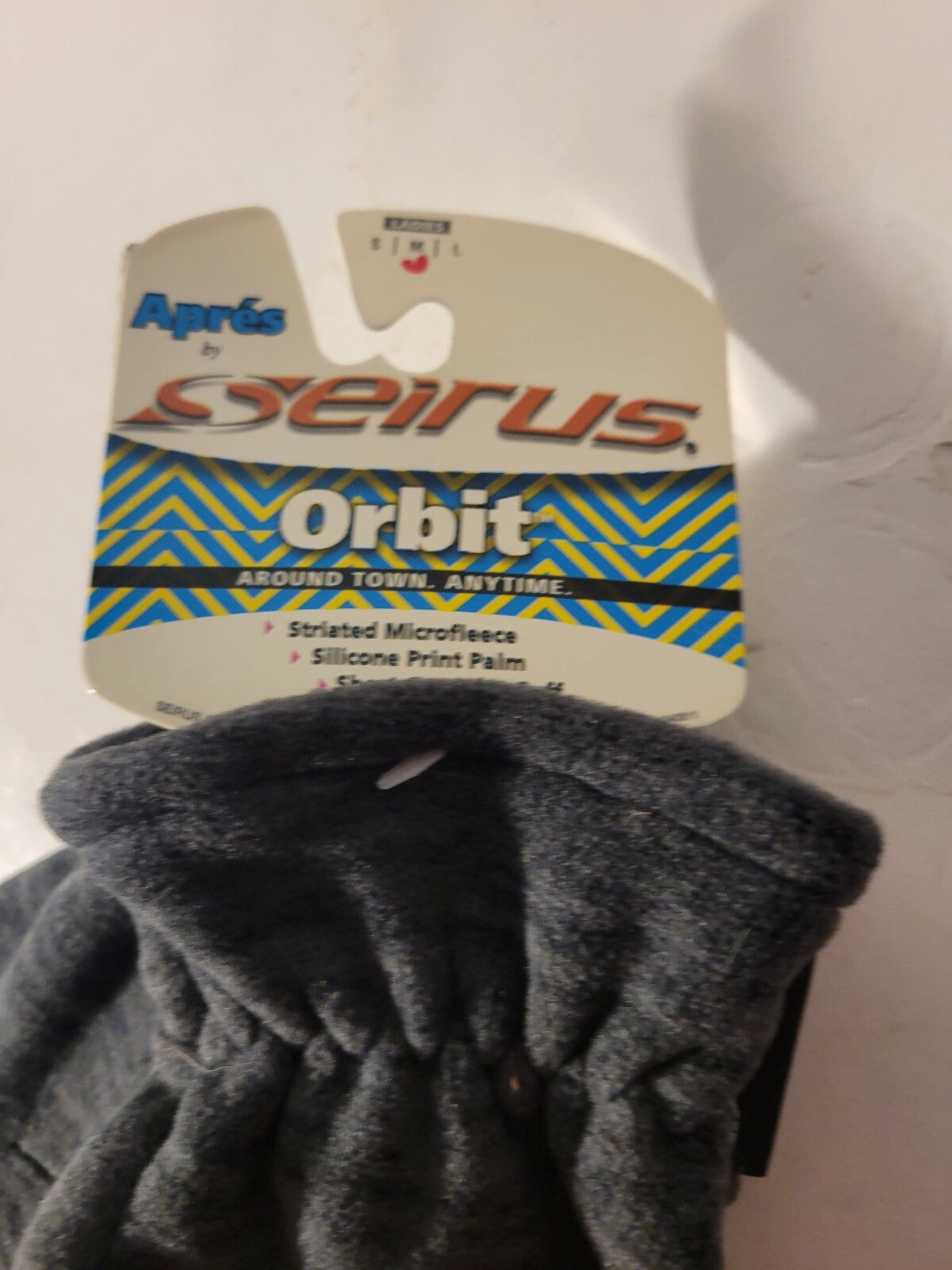 Women's Apres Orbit Micro-Fleece Gloves - Medium Dark Gray NWT