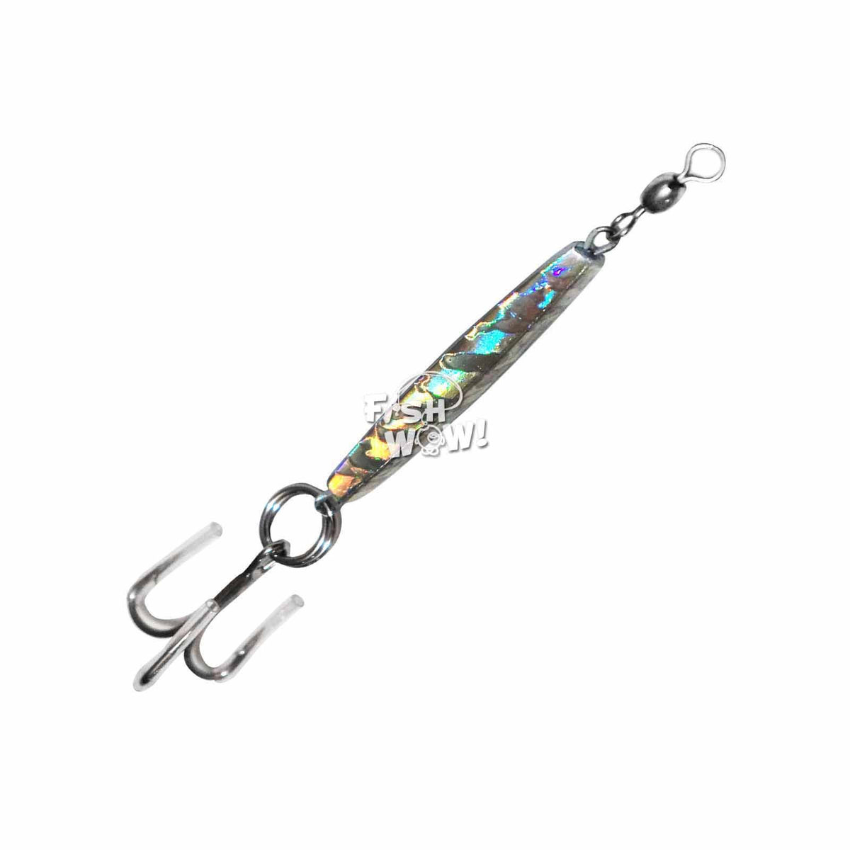 Fishing Diamond Jig with Treble Hook - 5 Pack 1oz Saltwater Lures