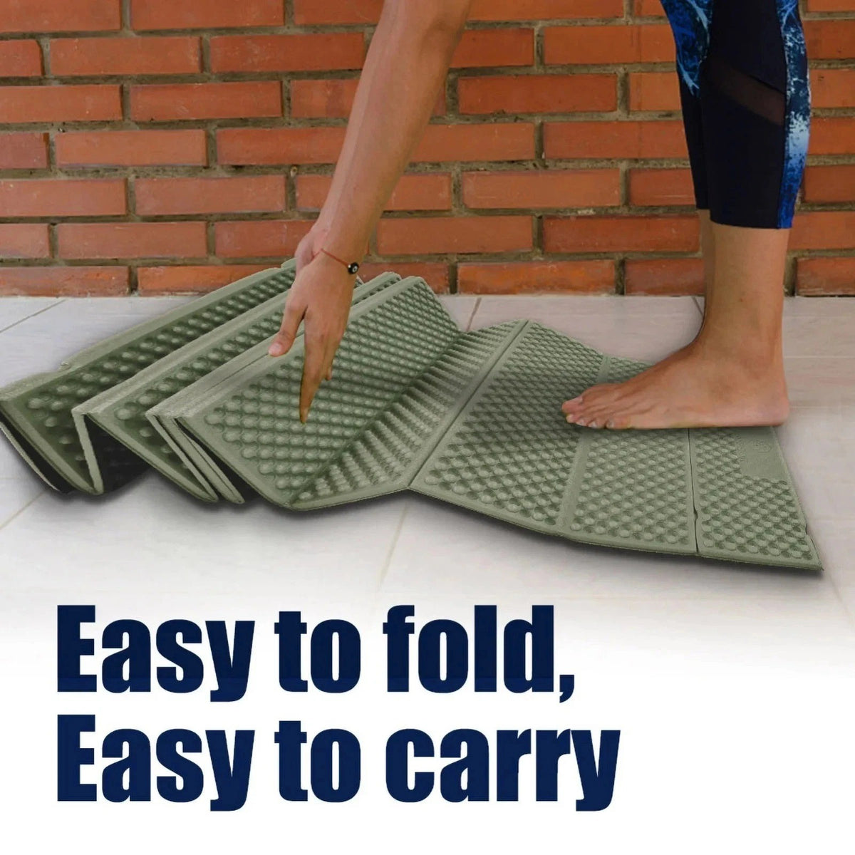 Moisture-Proof Camping Sleeping Pad Foldable Foam Mat for Tent Hiking Picnic