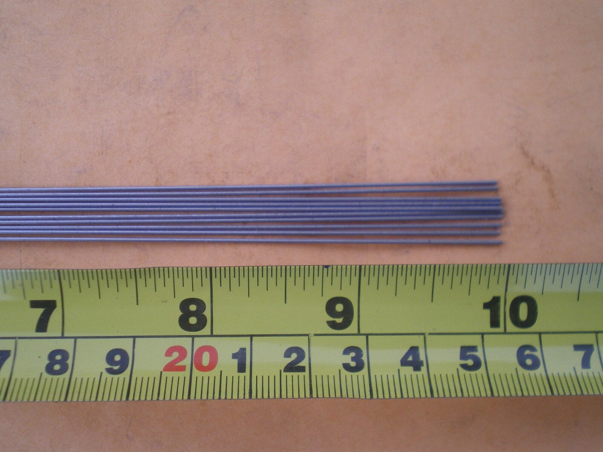 100 Pieces Stainless Steel Fishing Lure Shaft Wire 0.051 x 10 Inch