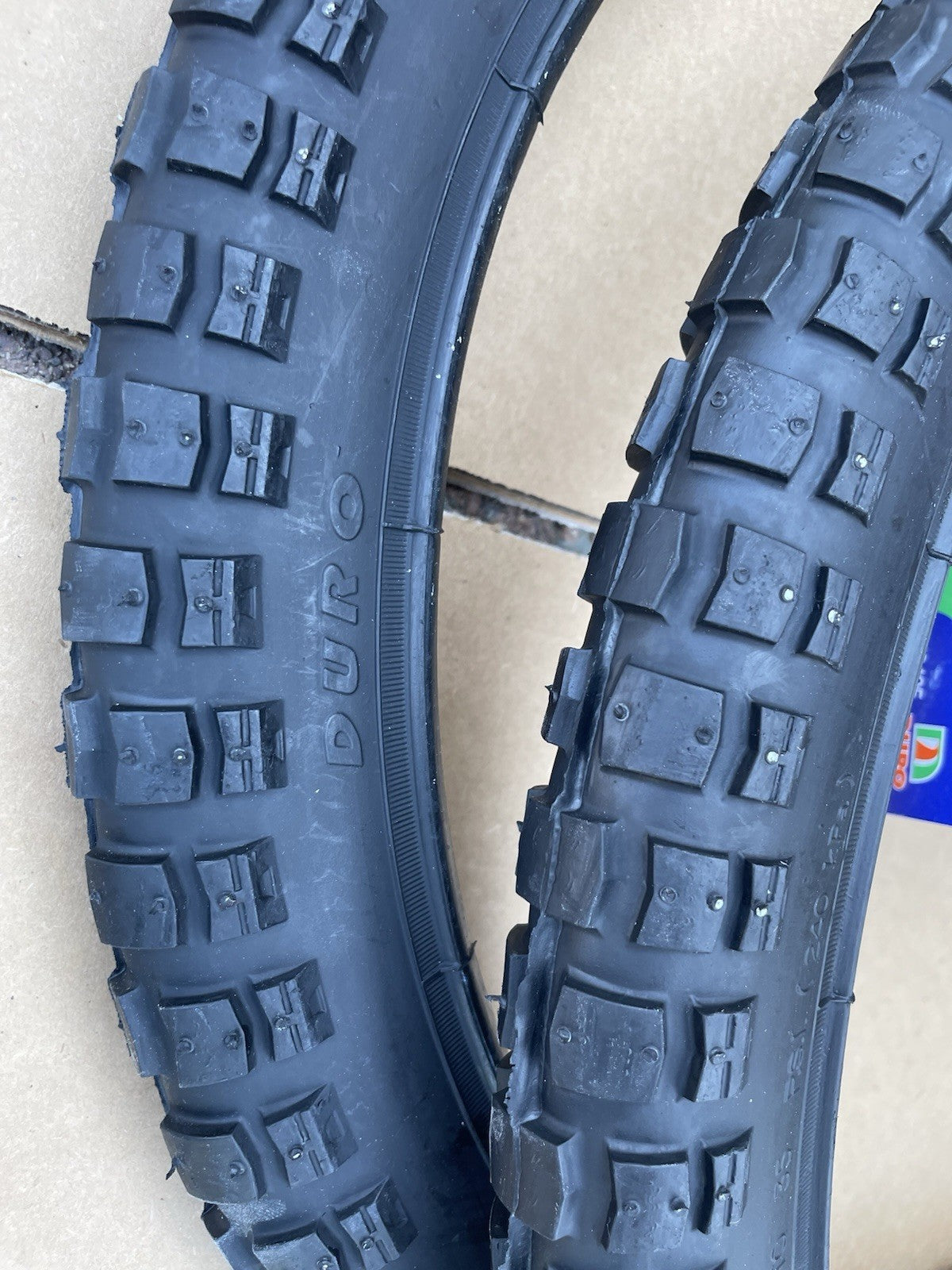 20 Inch Bicycle Tires and Inner Tubes Set for BMX and Dirt Jump Bikes - Black