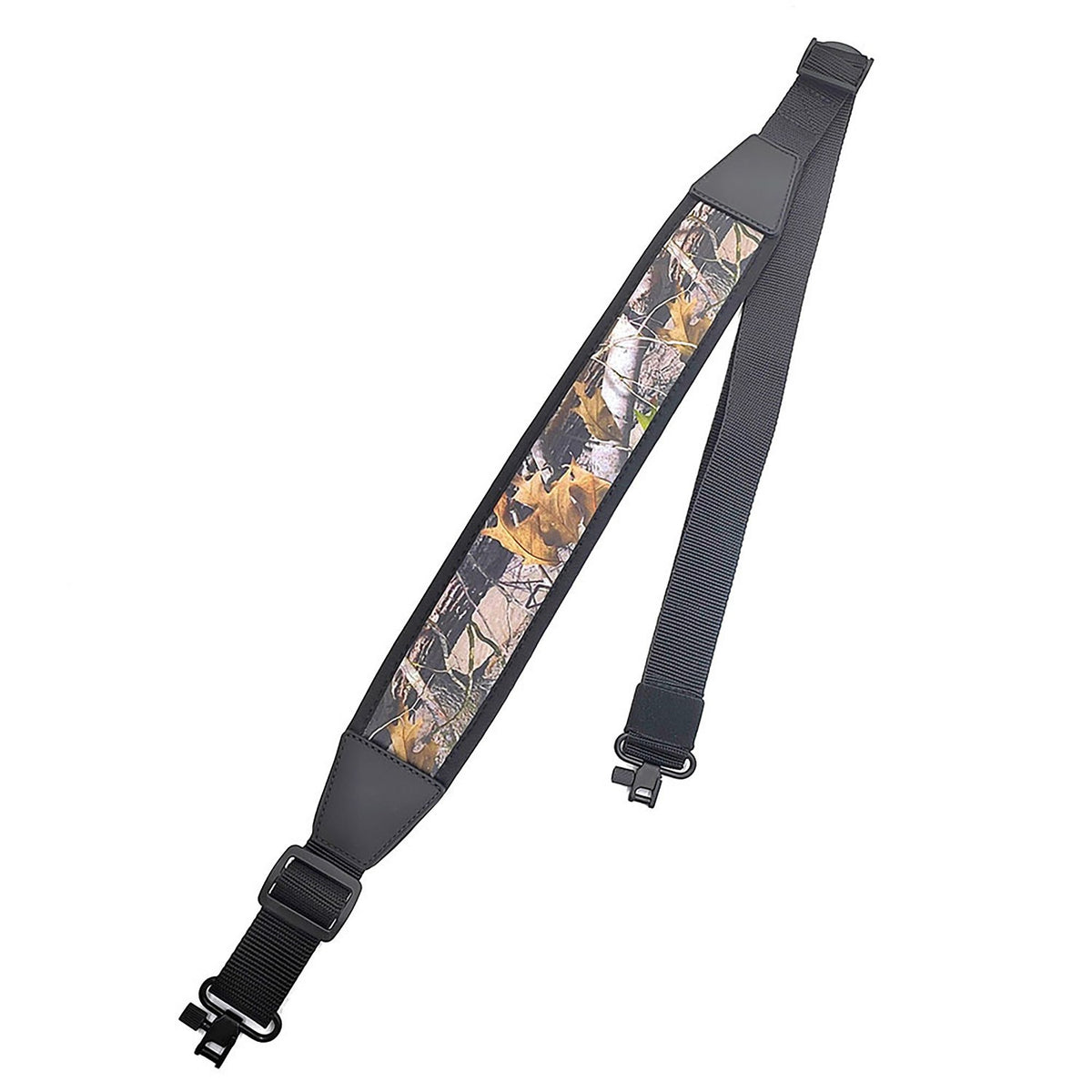 Adjustable 2 Point Rifle Gun Sling with Swivels & Padded Shoulder Strap