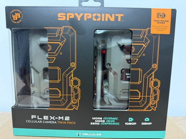 Cellular Wireless Game Camera 32MP Dual-SIM 2 Pack for Hunting & Wildlife Monitoring