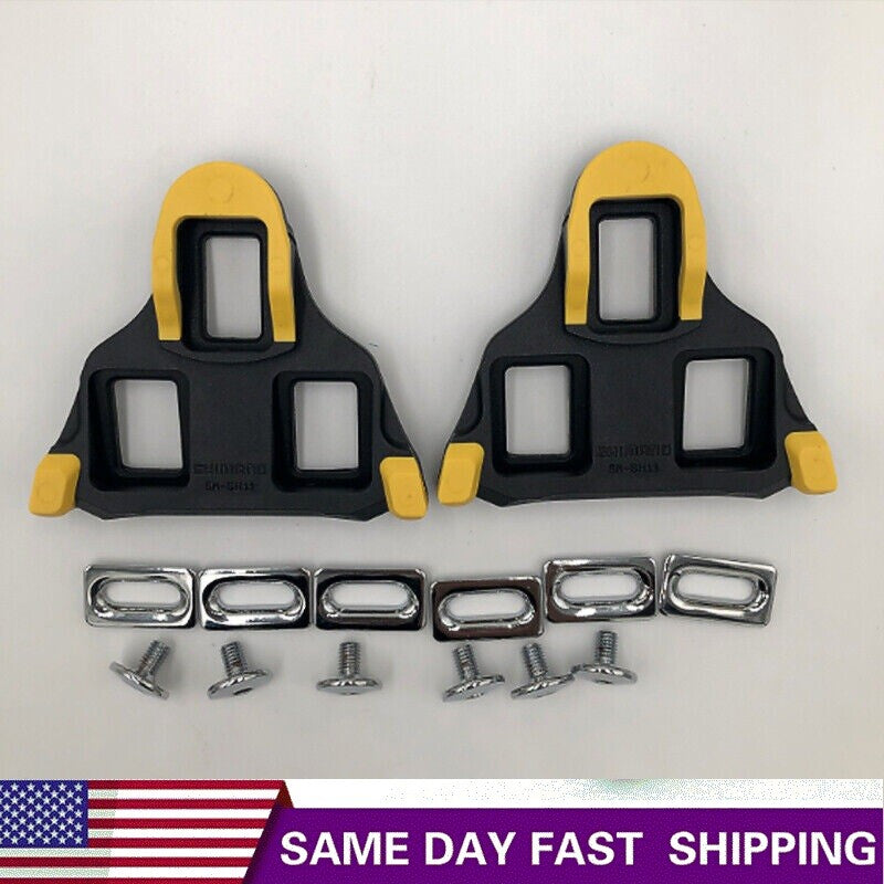SPD-SL Road Bike Cleats with 6 Degree Float - Shimano Replacement Pedal Set
