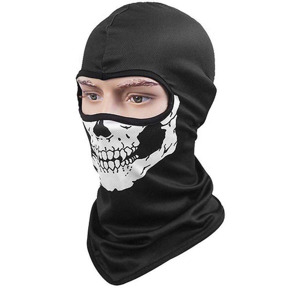 Unisex Skull Face Mask Balaclava for Halloween Ski Cycling Outdoor Sports