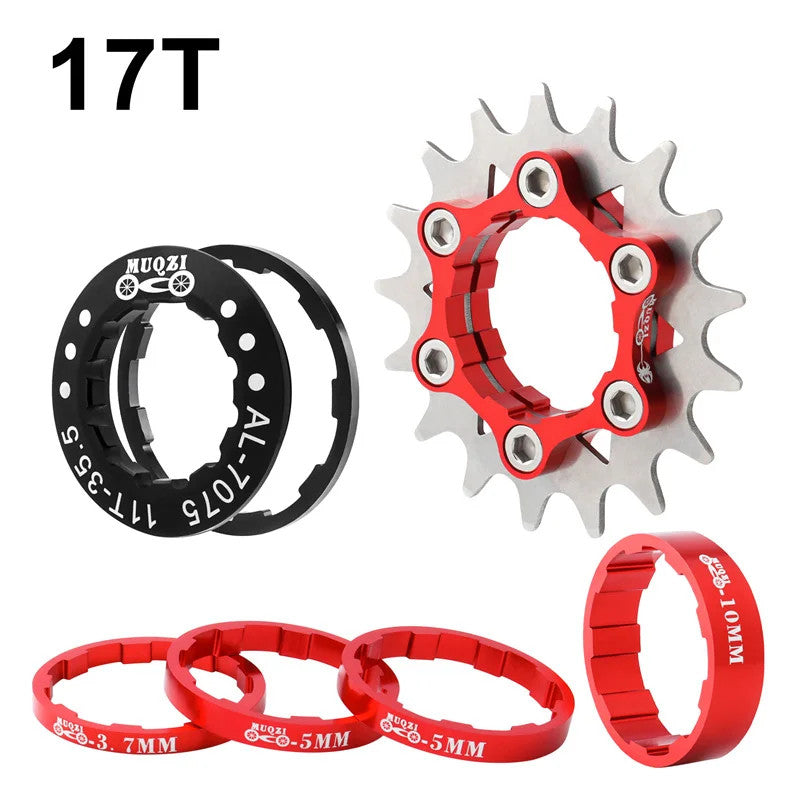 Single Speed Bicycle Cassette Cog 12T-22T Upgrade Kit for MTB & Road Bikes