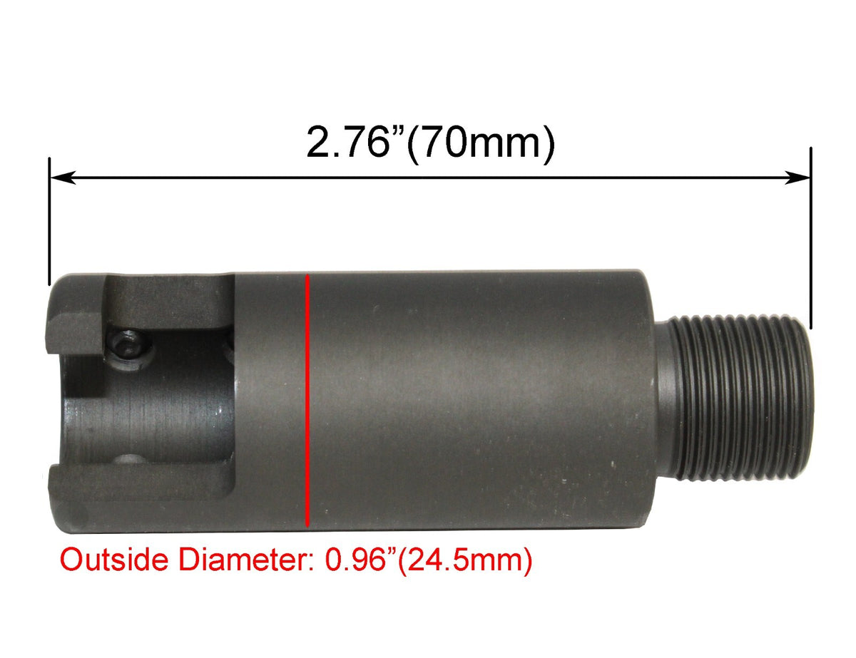 Mosin Nagant 91/30 Adapter to 5/8x24 Muzzle Device CNC Steel Fit Rifle