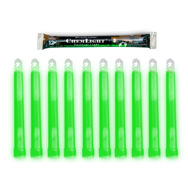 6-Inch Chemical Light Stick Safety Emergency Glow Stick Multiple Colors