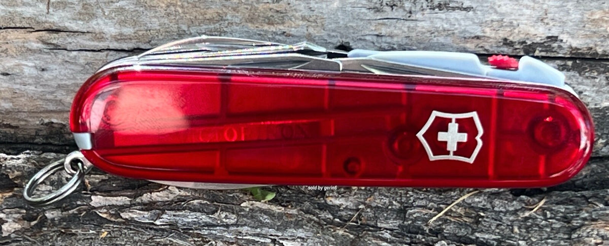 Victorinox Swiss Army Knife Spartan Lite Red Translucent 15-Tool Multi-Tool