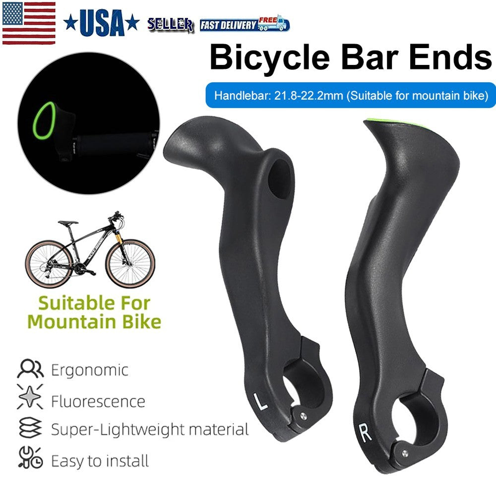Bike Handlebar Ends Ergonomic No-Slip Extension for MTB Road Bikes