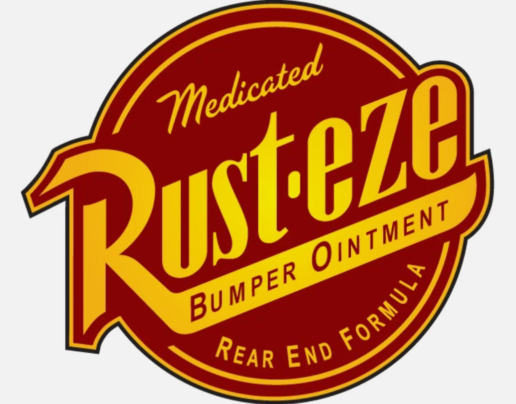 Rust-Eze Cars Sticker Decal - Custom Car Decoration, 3 Inch Vinyl