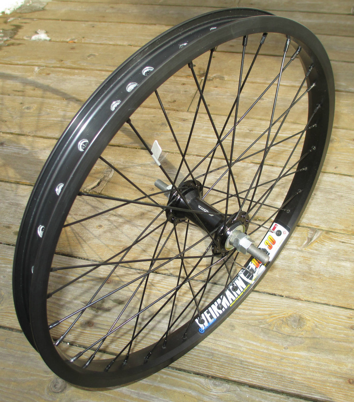20-inch BMX Wheel Set with Double Walled Rims - Front & Flip Flop Rear