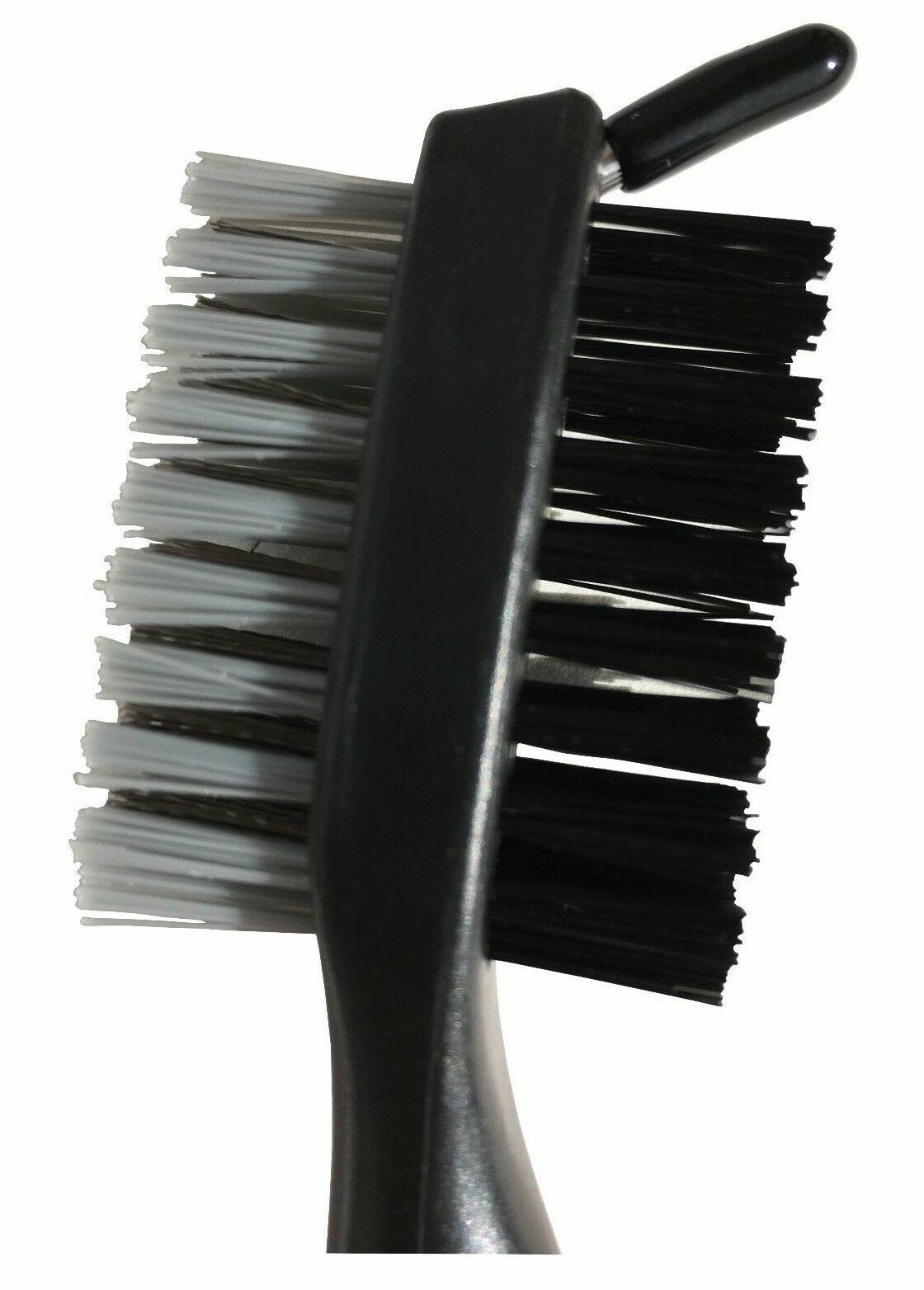 Golf Club Cleaning Brush & Groove Cleaner with Retractable Zip Line - 2 ft Aluminum Carabiner