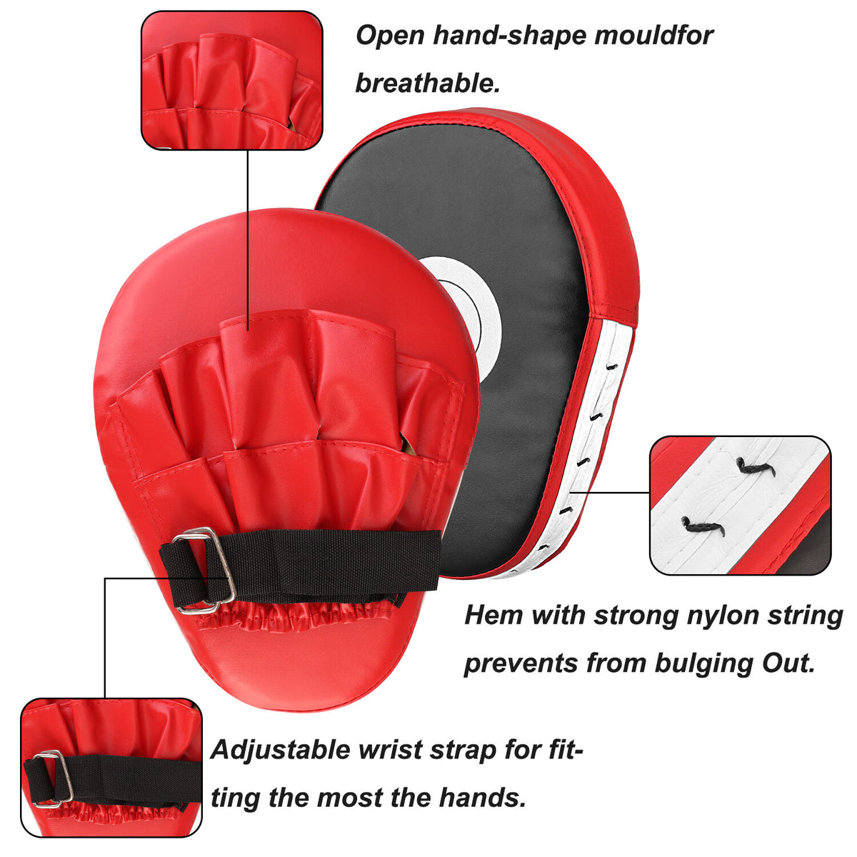 Professional Curved Boxing Target Pads for Training and Sparring