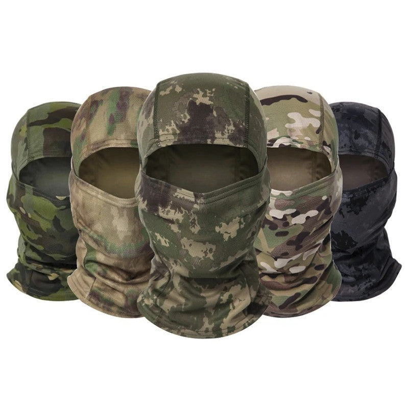 Full Face Camouflage Balaclava Mask for Outdoor Sports and Tactical Use