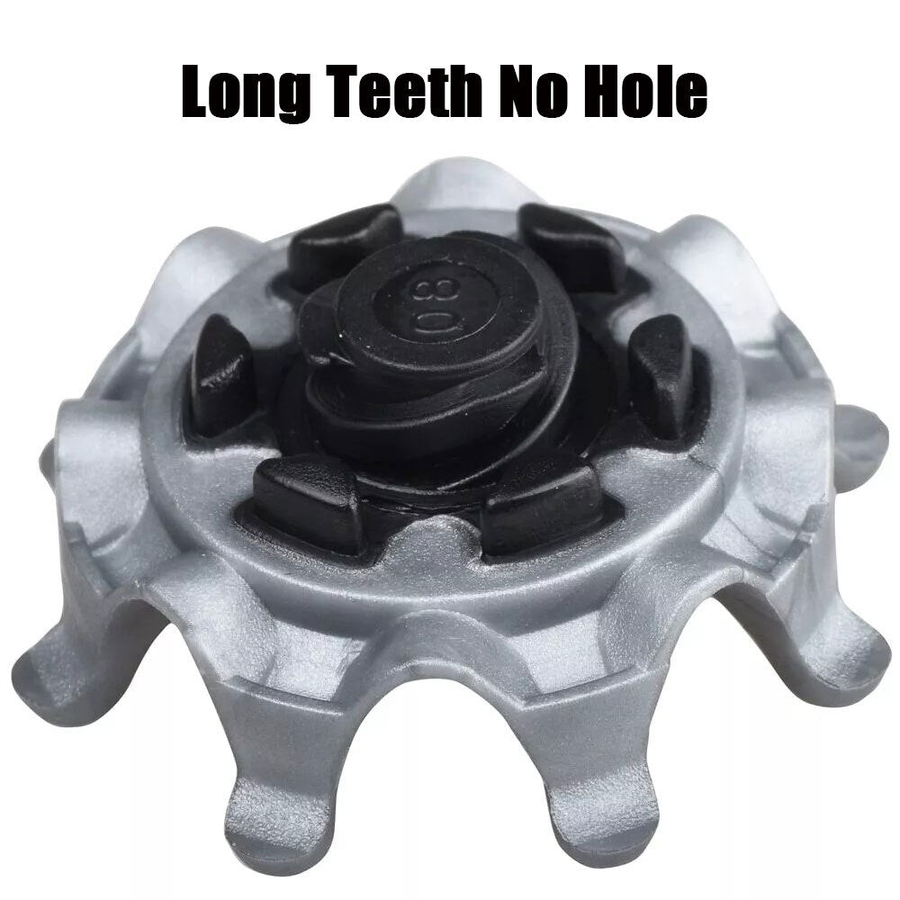 36Pcs Golf Shoe Spikes Replacement Studs Tri-Lok Fast Twist 3.0 Black Gray