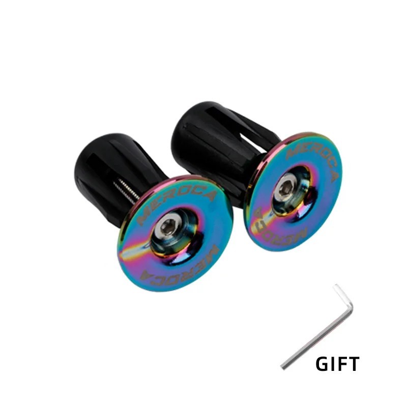 Aluminum Bicycle Handlebar End Plugs MTB Road Bike End Caps - 22-24mm Fit
