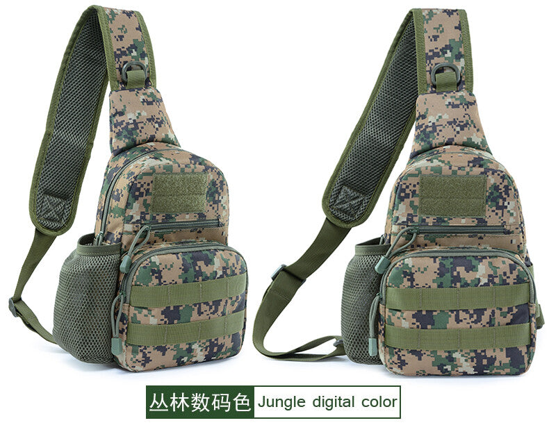 Outdoor Tactical Sling Bag Military MOLLE Crossbody Backpack