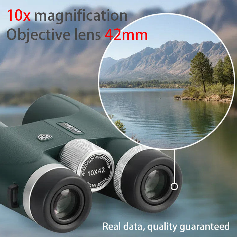 Waterproof Fogproof 10x42 Binoculars for Outdoor Bird Watching & Nature Viewing