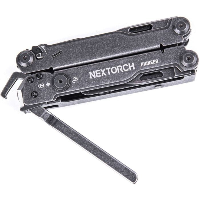 Nextorch Pioneer Multi Tool with Black Stainless Handles - Versatile Outdoor Gear